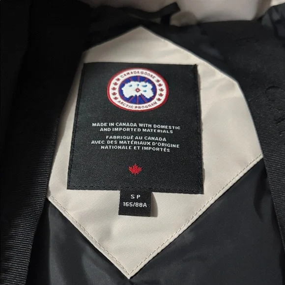 Canada Goose Black and White Jacket worn once. - Picture 2 of 6